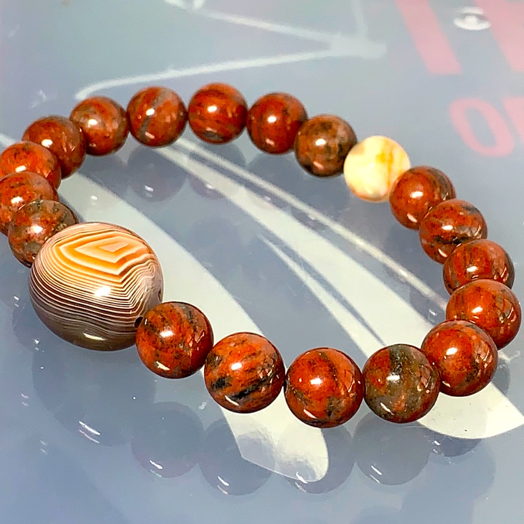 Overcome Domestic Violence Natural Bracelet 45$